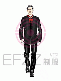 中餐服務(wù)員制服327