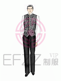 中餐服務(wù)員制服329