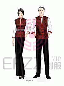 中餐服務員制服336