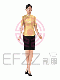 中餐服務(wù)員制服349