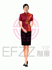 中餐服務(wù)員制服381