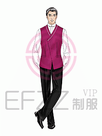 中餐服務(wù)員制服415