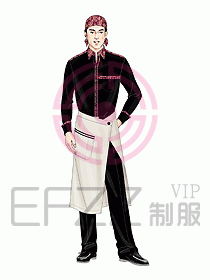 中餐服務(wù)員制服417