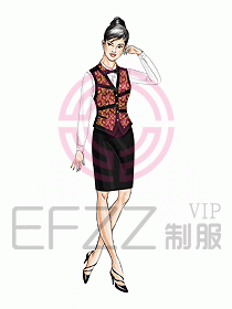 中餐服務(wù)員制服422