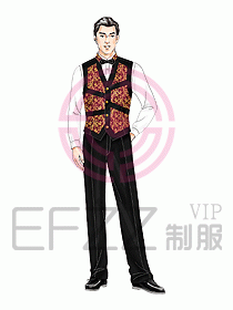 中餐服務員制服423