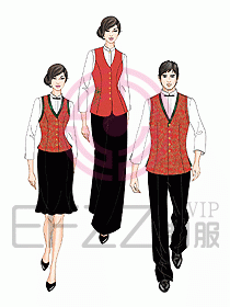 中餐服務(wù)員制服439