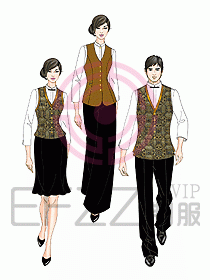 中餐服務(wù)員制服440