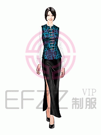 中餐服務(wù)員制服462