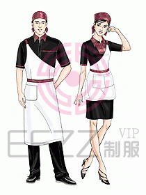 中餐服務(wù)員制服465
