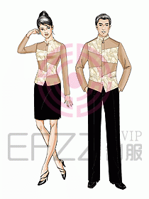 中餐服務(wù)員制服468