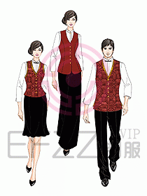 中餐服務(wù)員制服474