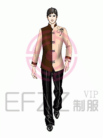 中餐服務(wù)員制服513