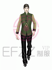 中餐服務(wù)員制服534