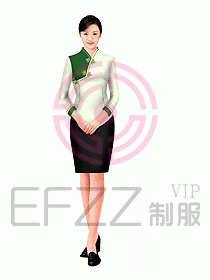 中餐服務(wù)員制服652