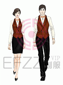 中餐服務(wù)員制服686