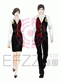 中餐服務(wù)員制服685