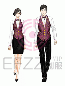 中餐服務(wù)員制服692