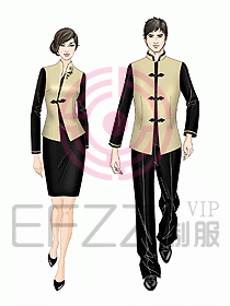 中餐服務(wù)員制服700