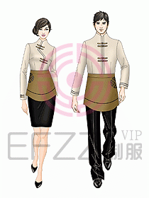 中餐服務(wù)員制服709