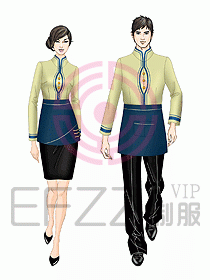 中餐服務(wù)員制服710