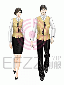 中餐服務(wù)員制服714