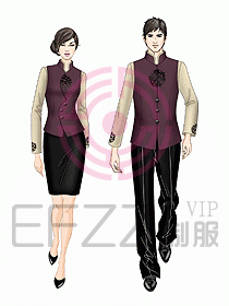 中餐服務(wù)員制服717