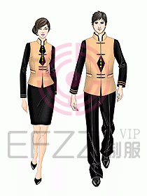 中餐服務(wù)員制服719