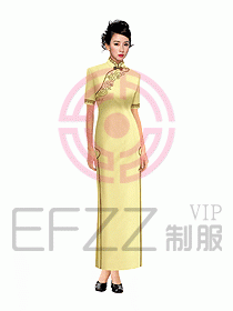 中餐迎賓制服012