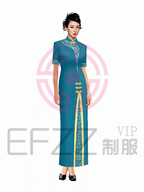 中餐迎賓制服015