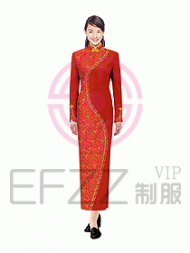 中餐迎賓制服017