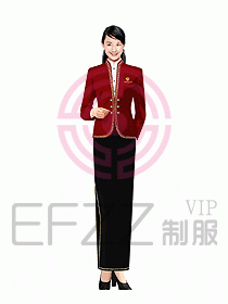 中餐迎賓制服037