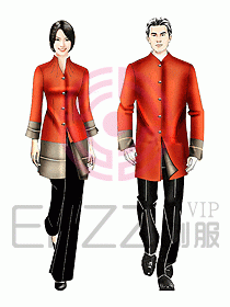 中餐迎賓制服138