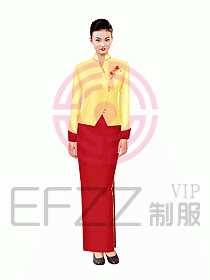 中餐迎賓制服152