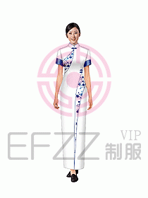 中餐迎賓制服178