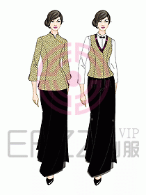 中餐迎賓制服195