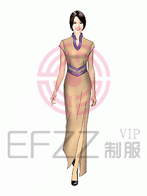 中餐迎賓制服234