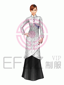 中餐迎賓制服296