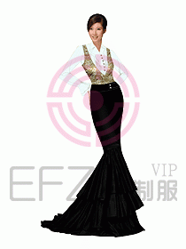 中餐迎賓制服308