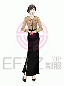 中餐迎賓制服314