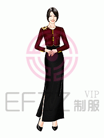 中餐迎賓制服317