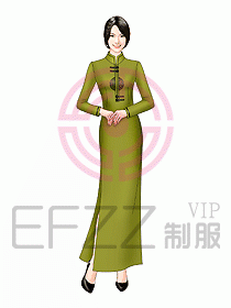 中餐迎賓制服354