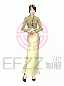 中餐迎賓制服356