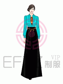 中餐迎賓制服406