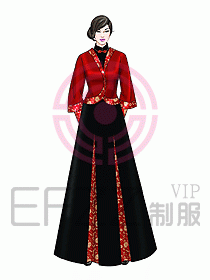 中餐迎賓制服415