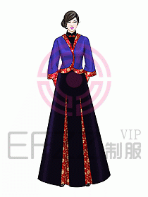 中餐迎賓制服417