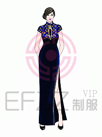 中餐迎賓制服427