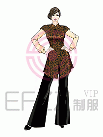 中餐服務(wù)員制服792