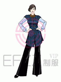 中餐服務(wù)員制服802