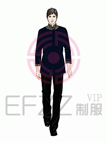 中餐服務(wù)員制服814