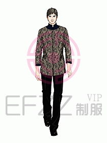 中餐服務(wù)員制服817